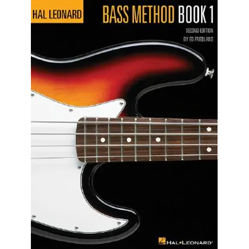 Hal Leonard Bass Method Book 1 - Electric Bass Instruction for Beginners 2nd Edition Songs Riffs and Techniques Sheet Music and Practice Guide