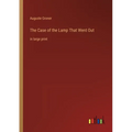 The Case of the Lamp That Went Out: in large print